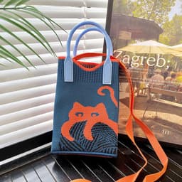 image-Love Mini Knit Shoulder Crossbody Bag