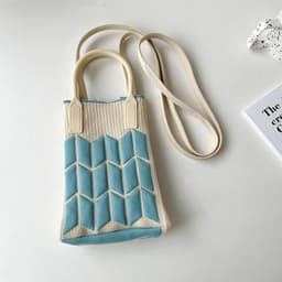 image-Love Mini Knit Shoulder Crossbody Bag