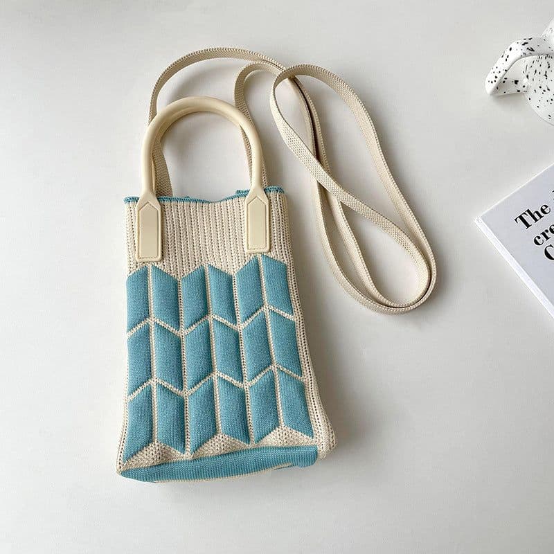 image-Love Mini Knit Shoulder Crossbody Bag