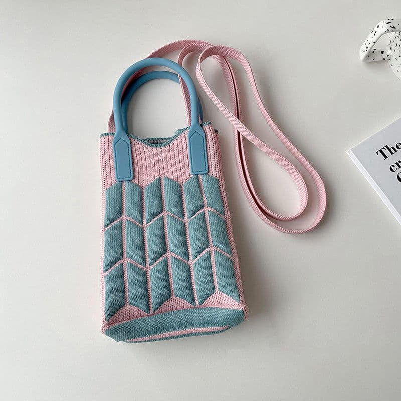 image-Love Mini Knit Shoulder Crossbody Bag