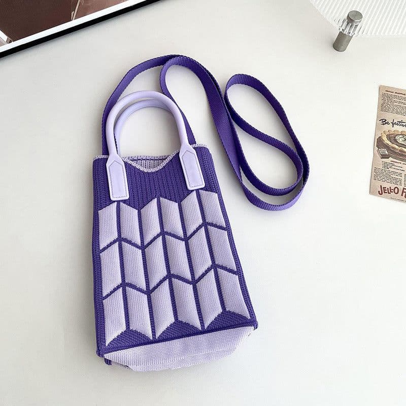 image-Love Mini Knit Shoulder Crossbody Bag