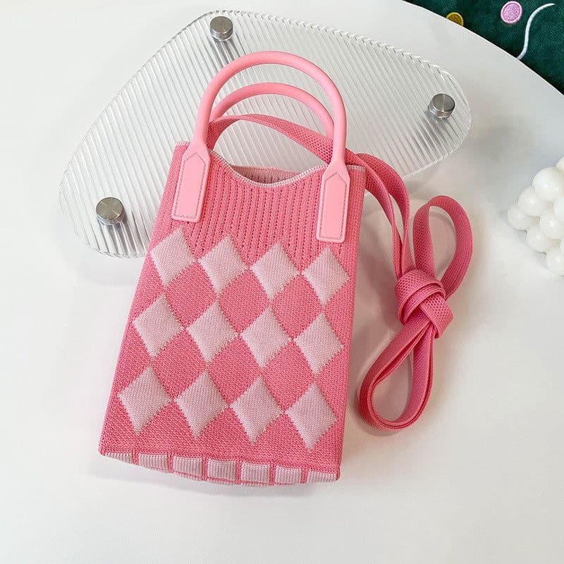 image-Love Mini Knit Shoulder Crossbody Bag