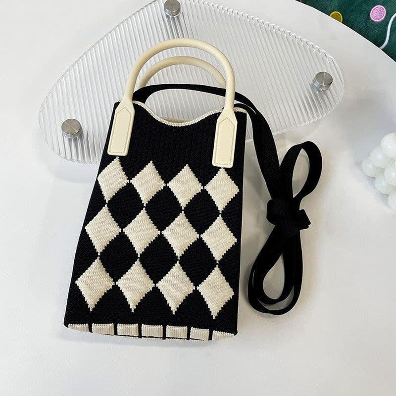 image-Love Mini Knit Shoulder Crossbody Bag
