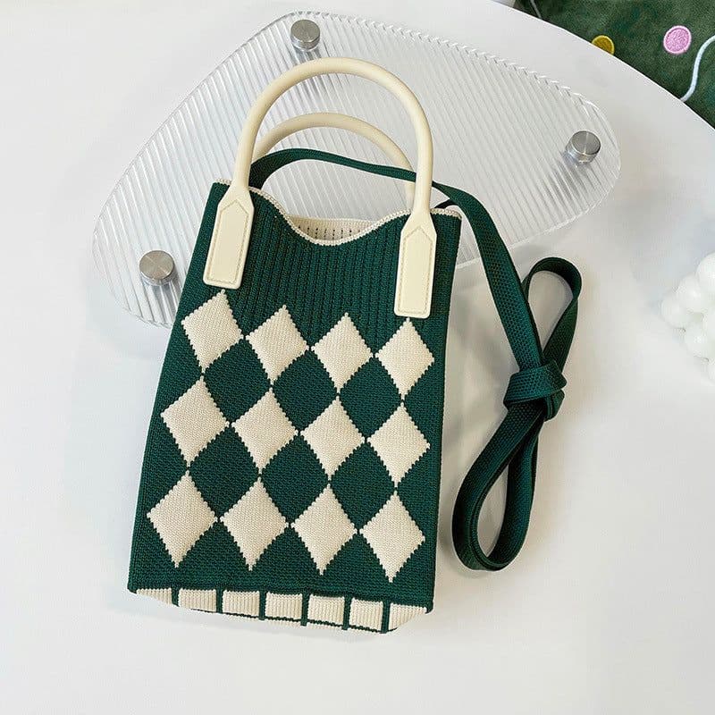image-Love Mini Knit Shoulder Crossbody Bag