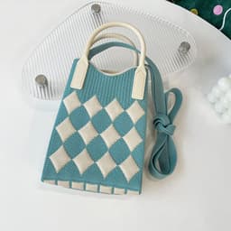 image-Love Mini Knit Shoulder Crossbody Bag