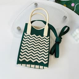 image-Love Mini Knit Shoulder Crossbody Bag