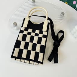 image-Love Mini Knit Shoulder Crossbody Bag