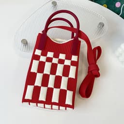 image-Love Mini Knit Shoulder Crossbody Bag