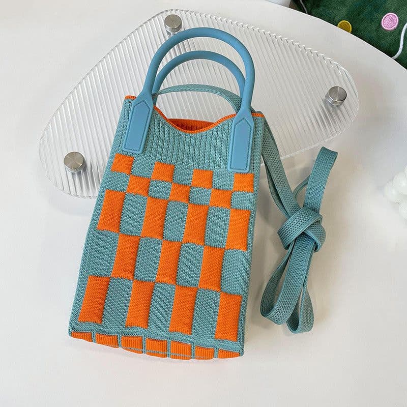 image-Love Mini Knit Shoulder Crossbody Bag
