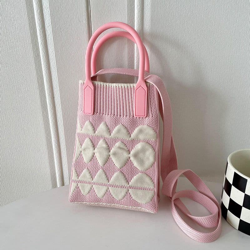 image-Love Mini Knit Shoulder Crossbody Bag