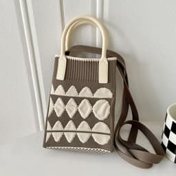 image-Love Mini Knit Shoulder Crossbody Bag