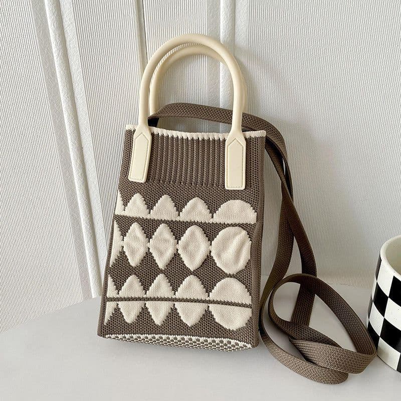 image-Love Mini Knit Shoulder Crossbody Bag