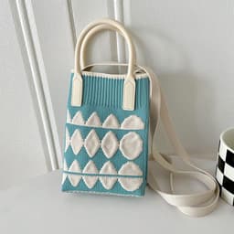 image-Love Mini Knit Shoulder Crossbody Bag