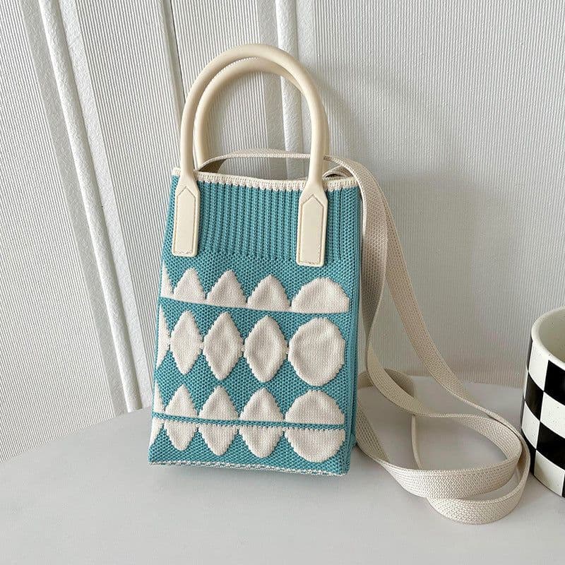 image-Love Mini Knit Shoulder Crossbody Bag
