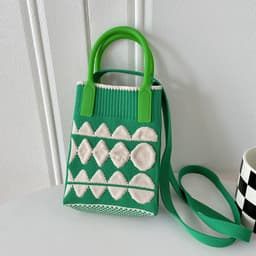 image-Love Mini Knit Shoulder Crossbody Bag