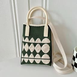 image-Love Mini Knit Shoulder Crossbody Bag