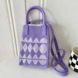 image-Love Mini Knit Shoulder Crossbody Bag