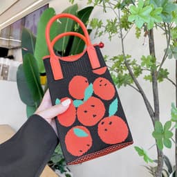 image-Love Mini Knit Shoulder Crossbody Bag