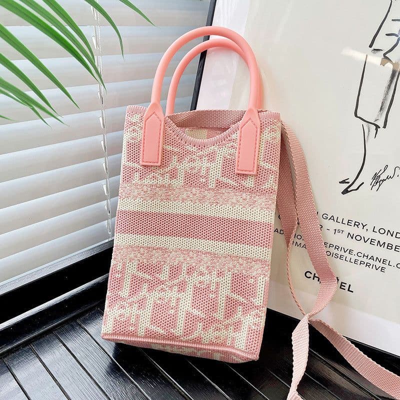 image-Love Mini Knit Shoulder Crossbody Bag