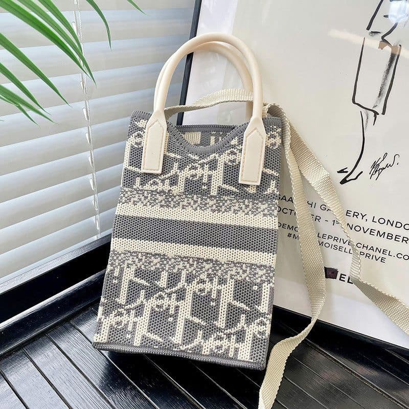 image-Love Mini Knit Shoulder Crossbody Bag