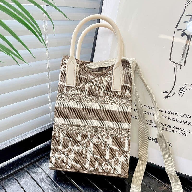 image-Love Mini Knit Shoulder Crossbody Bag