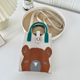 image-Love Mini Knit Shoulder Crossbody Bag