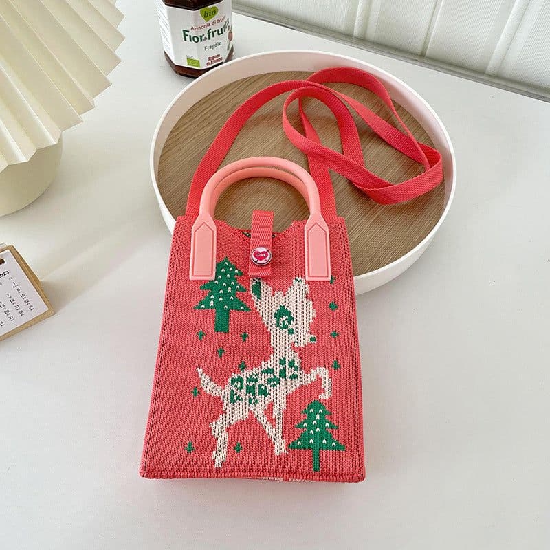 image-Love Mini Knit Shoulder Crossbody Bag