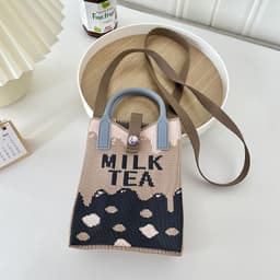 image-Love Mini Knit Shoulder Crossbody Bag