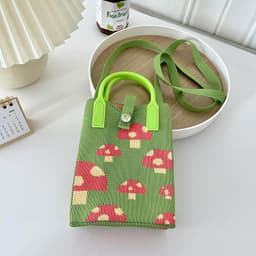 image-Love Mini Knit Shoulder Crossbody Bag