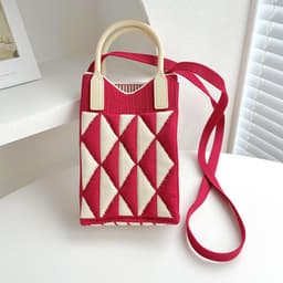 image-Love Mini Knit Shoulder Crossbody Bag
