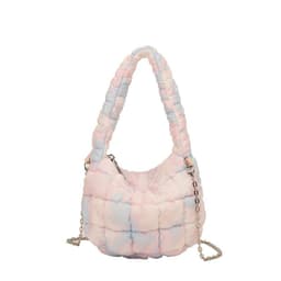 image-Cloud Bag Bubble Pleated Nylon Puff Handbag