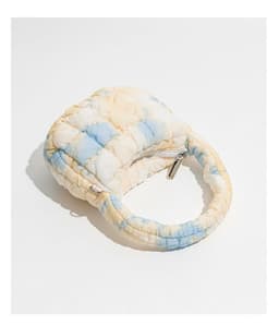 image-Cloud Bag Bubble Pleated Nylon Puff Handbag