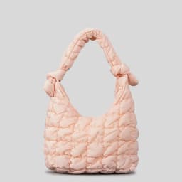 image-Simple Quilted Bubble Texture Cloud Pleated Handbag For Women