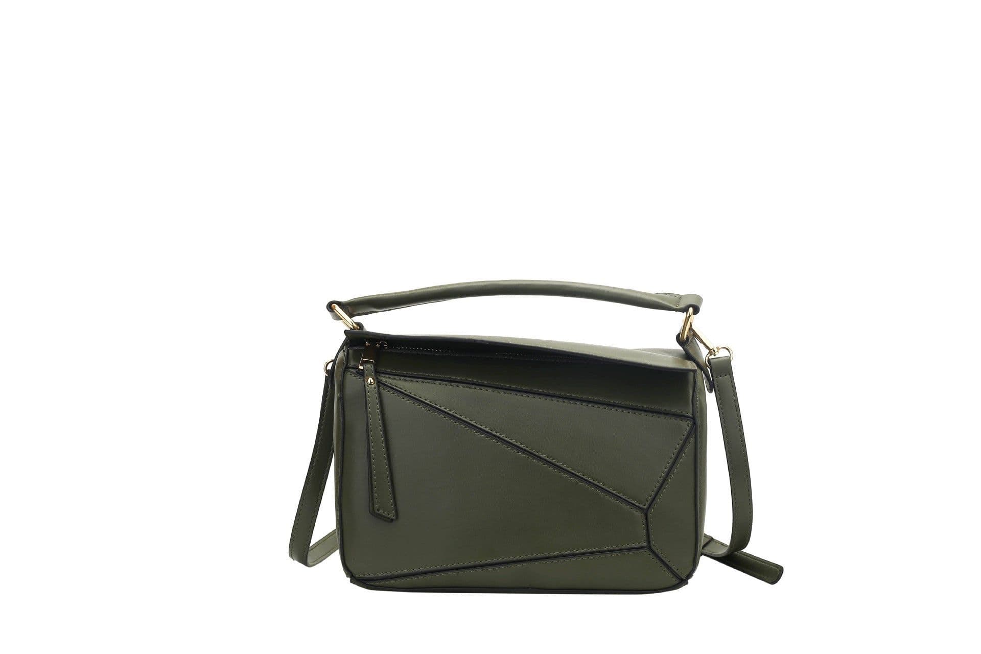 image-Women's Fashion Color Contrast Shoulder Handbag