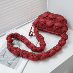 image-Women's Fashion Casual Pleated Underarm Shoulder Messenger Bag