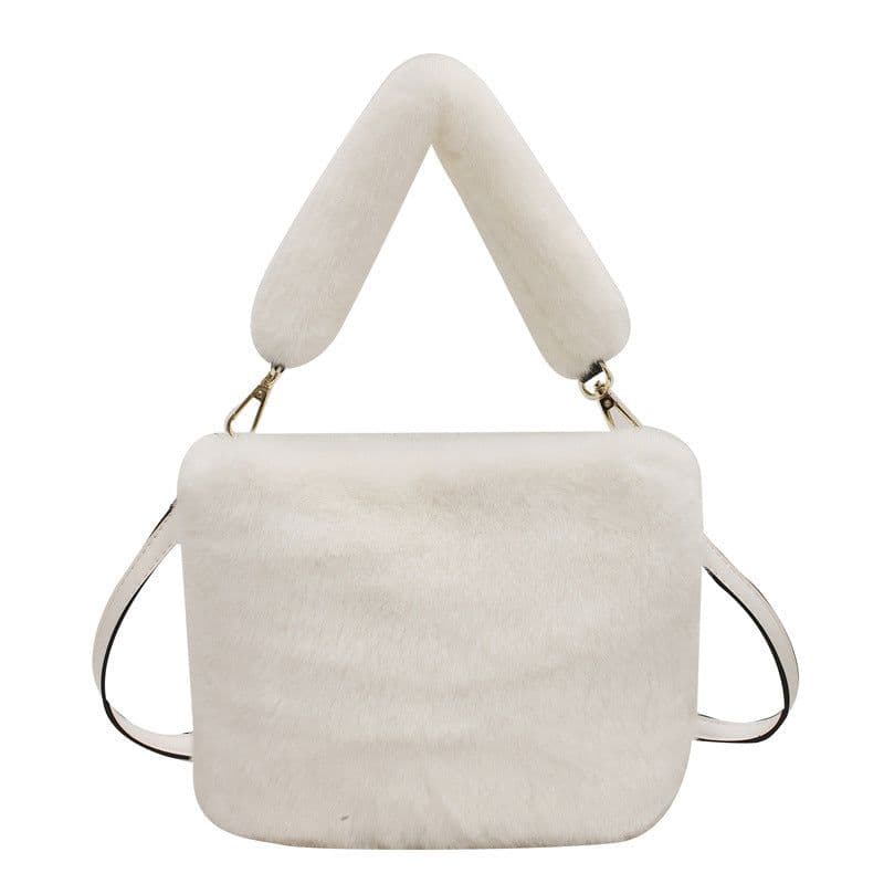 image-Women's Fashion Casual Plush Crossbody Bag