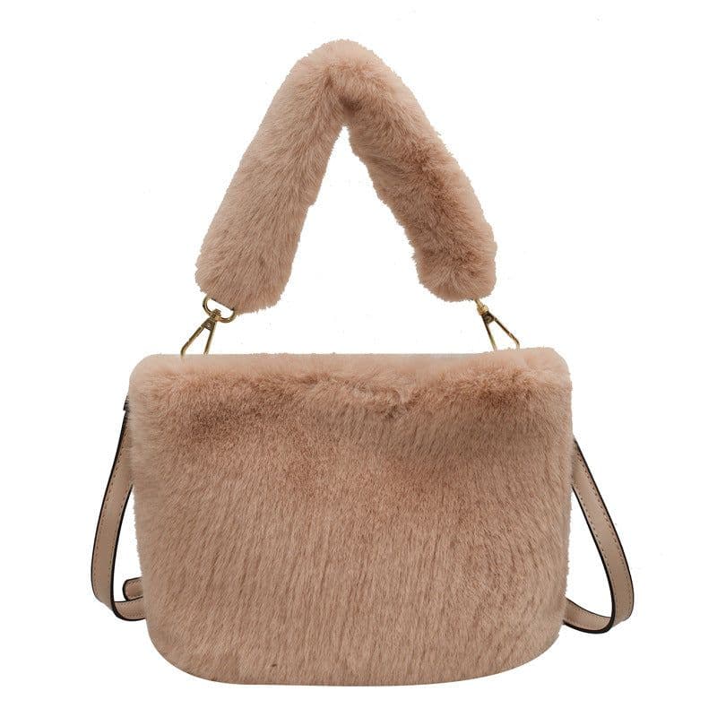 image-Women's Fashion Casual Plush Crossbody Bag