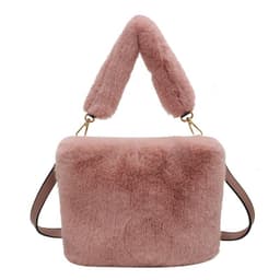 image-Women's Fashion Casual Plush Crossbody Bag
