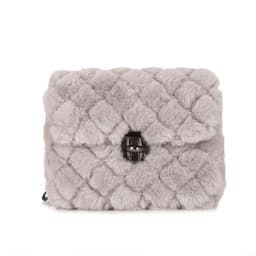 image-Women's Fashion All-match Plush Chain Shoulder Messenger Bag