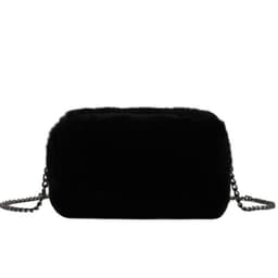 image-Women's Fashion Plush Chain Shoulder Bag