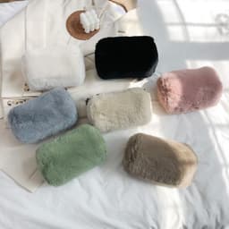 image-Women's Fashion Plush Chain Shoulder Bag