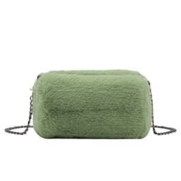 image-Women's Fashion Plush Chain Shoulder Bag