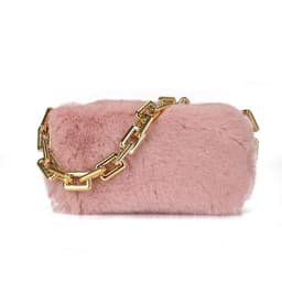 image-Women's Fashion Chain Shoulder Plush Underarm Bag