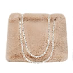 image-Women's Fashion Large Capacity Pearl Plush One-shoulder Crossbody Bag