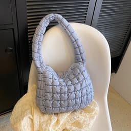 image-Women's Fashion Casual And Lightweight Large Capacity Dumpling Bag