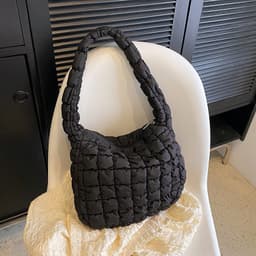 image-Women's Fashion Casual And Lightweight Large Capacity Dumpling Bag