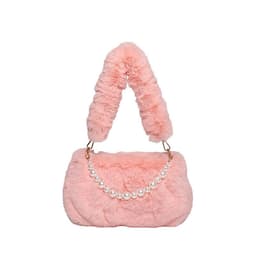 image-Women's Fashion Pearl Pleated Shoulder Bag
