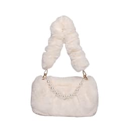 image-Women's Fashion Pearl Pleated Shoulder Bag