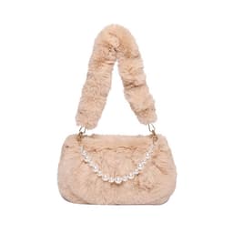 image-Women's Fashion Pearl Pleated Shoulder Bag