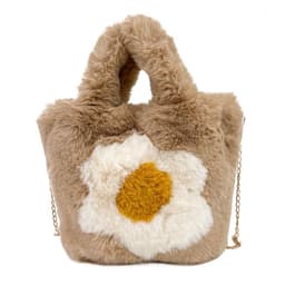 image-Women's Fashion Simple Omelette Flower Messenger Bag